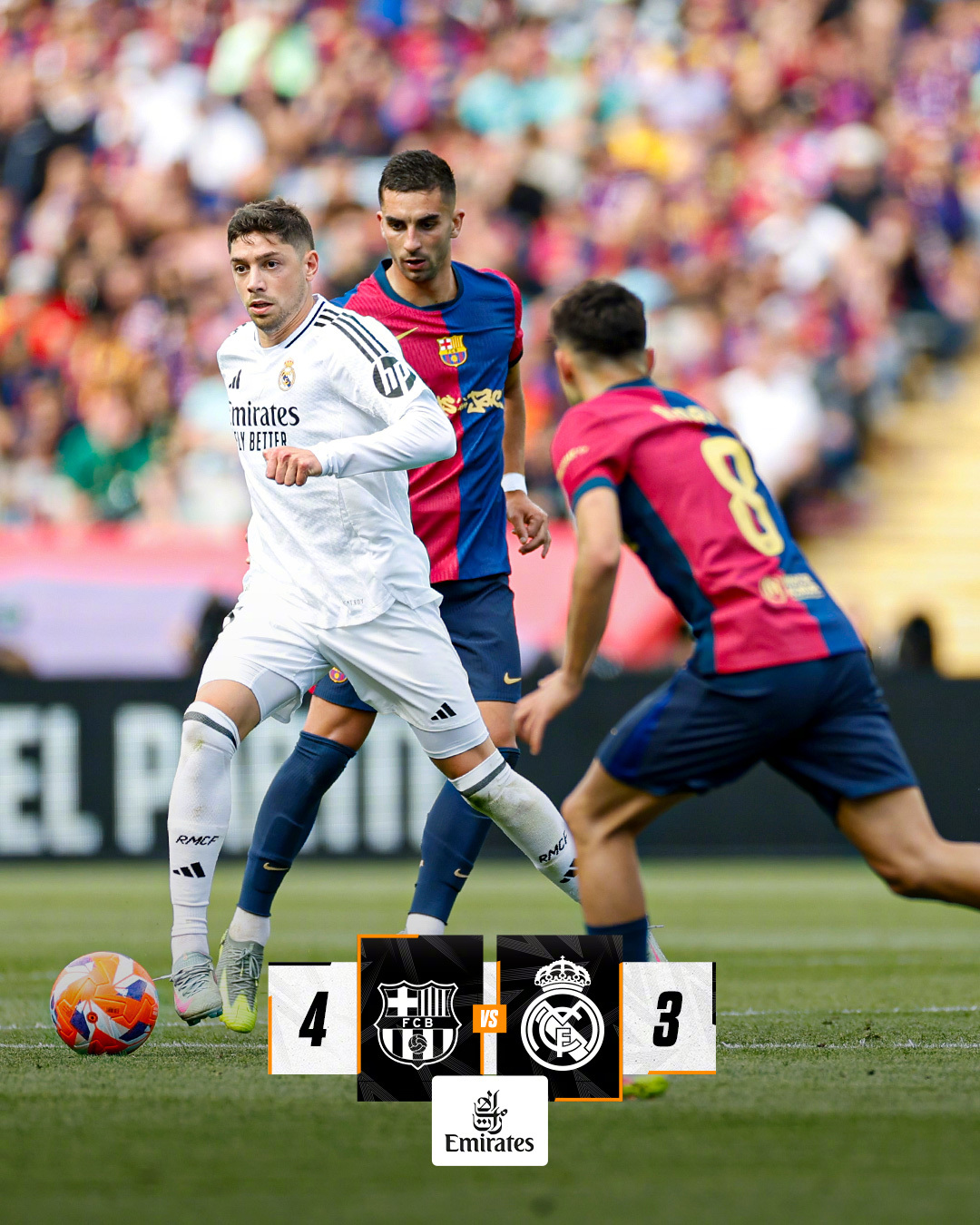 皇马巴萨德比战再度上演，内马尔独中两元